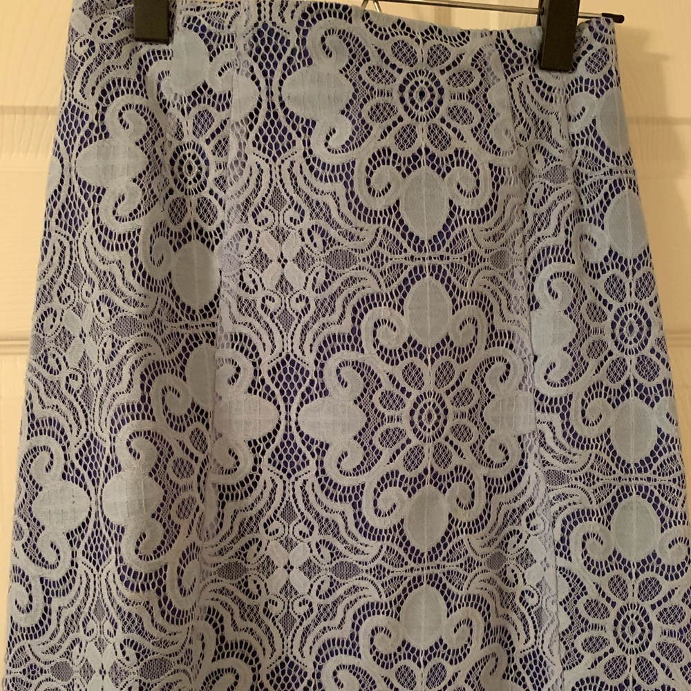 Powder blue skirt